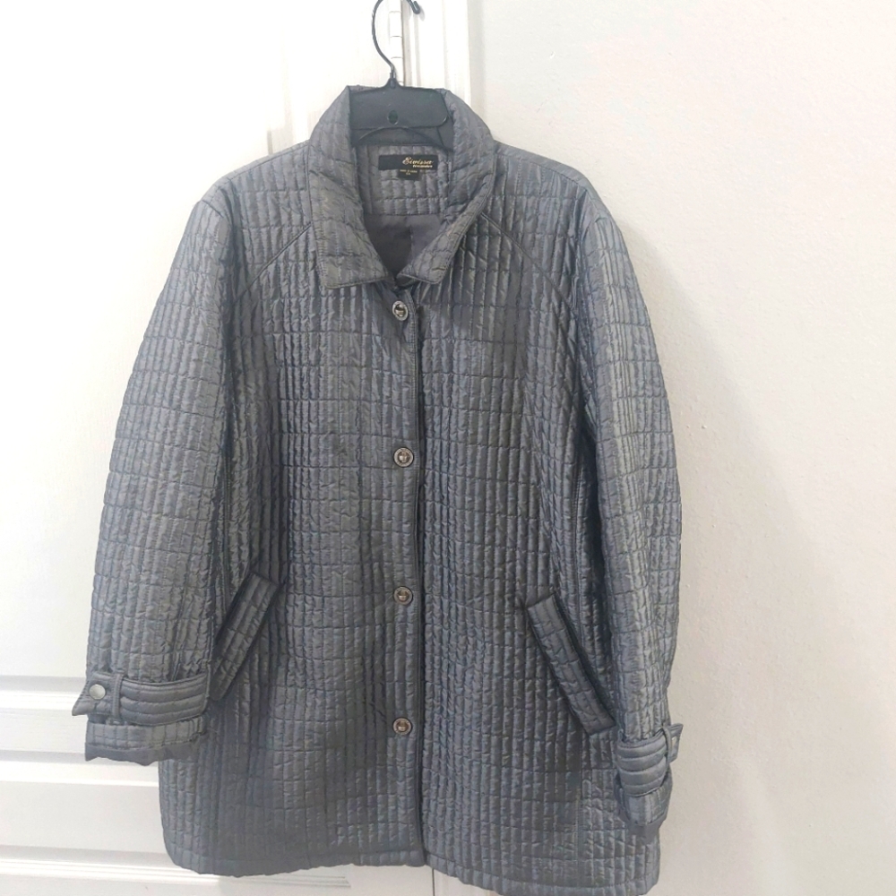 Eivissa Jacket Size 2X Gray.